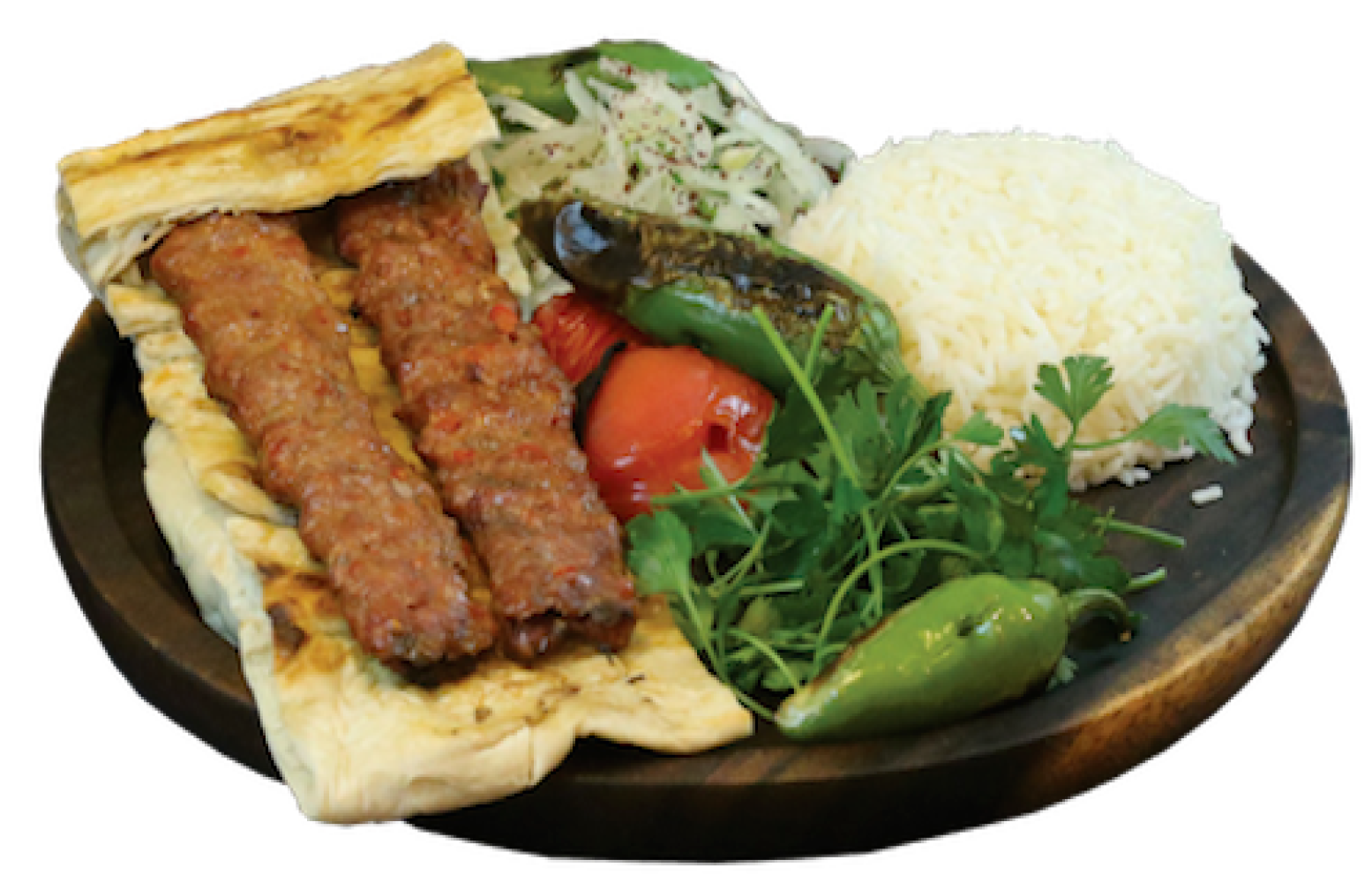 Adana Kebab Platter